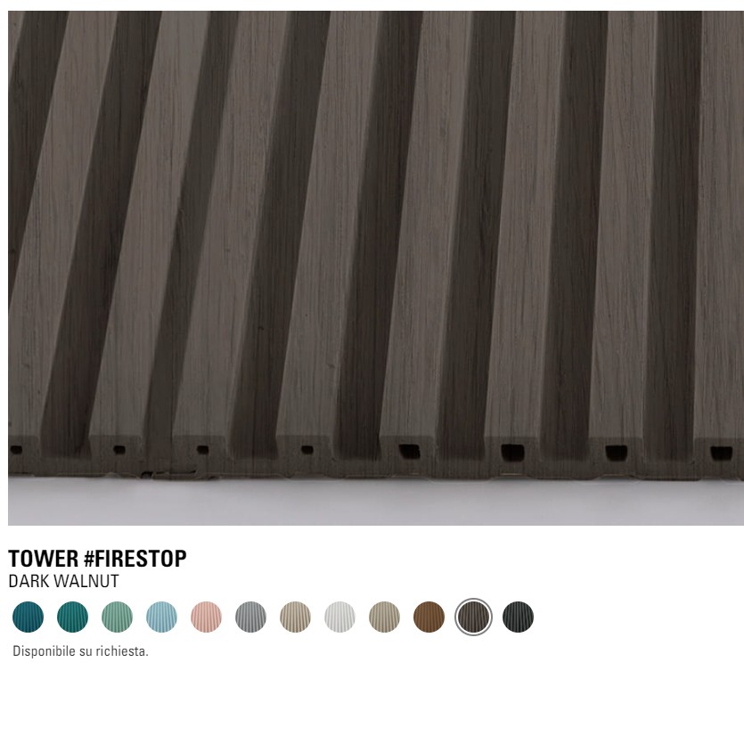 Fire-resistant wall coverings, Moove Urban Firestop Tower