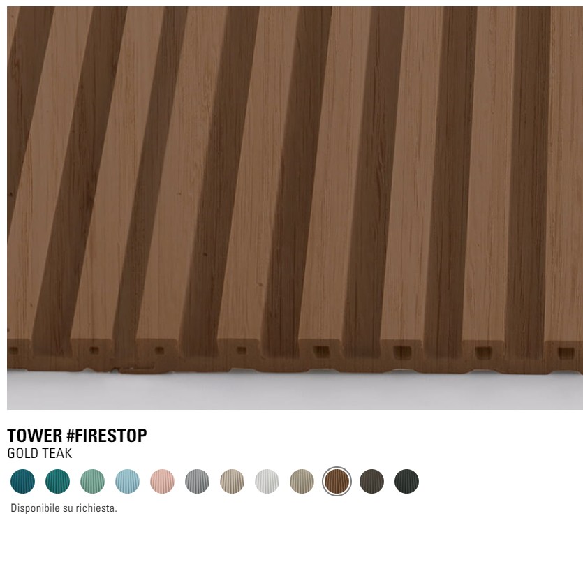 Fire-resistant wall coverings, Moove Urban Firestop Tower