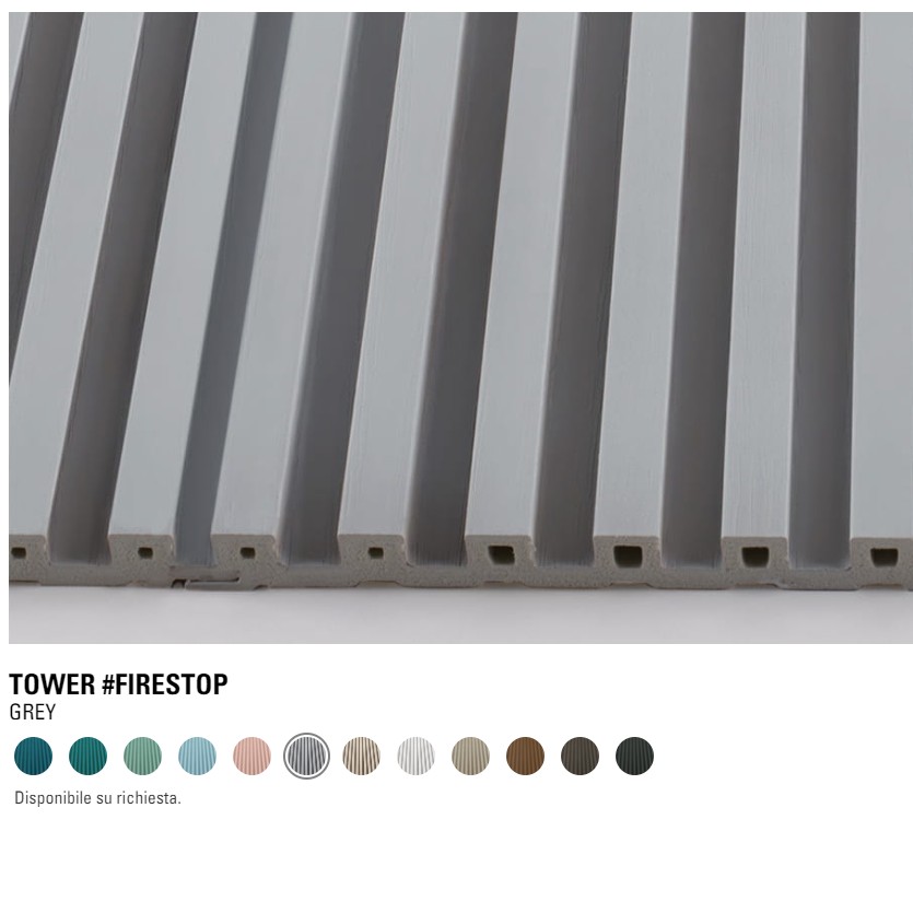 Fire-resistant wall coverings, Moove Urban Firestop Tower