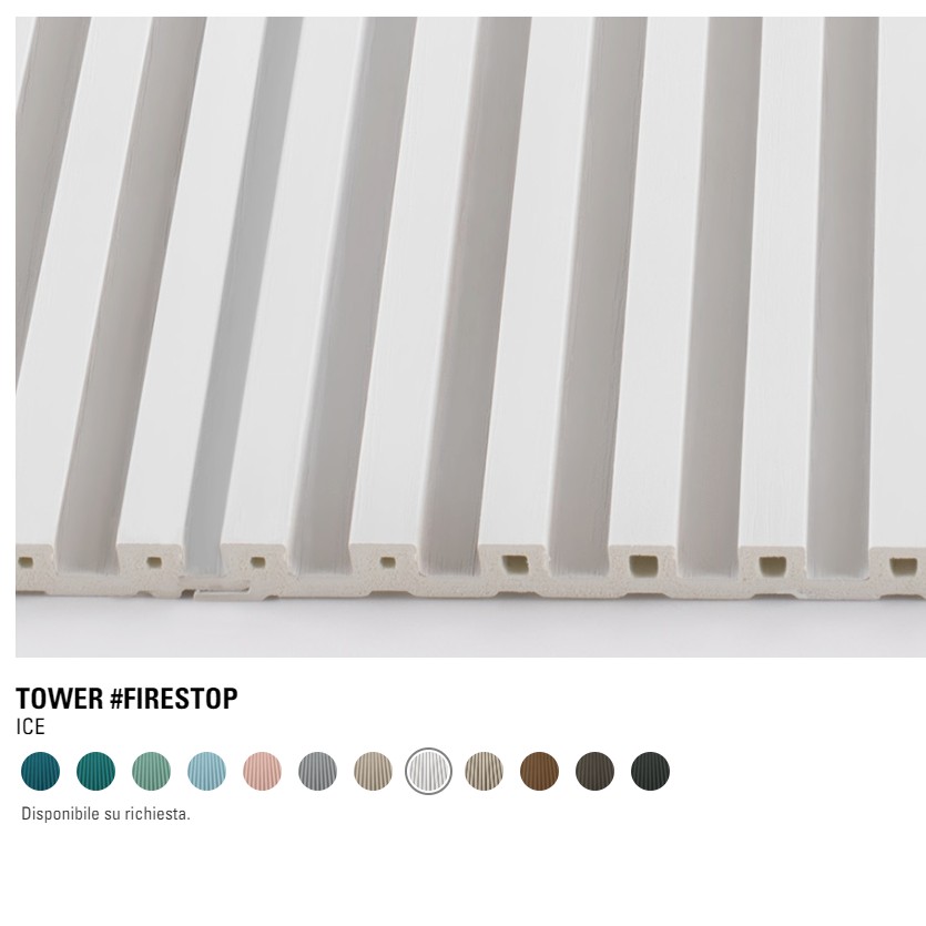 Fire-resistant wall coverings, Moove Urban Firestop Tower