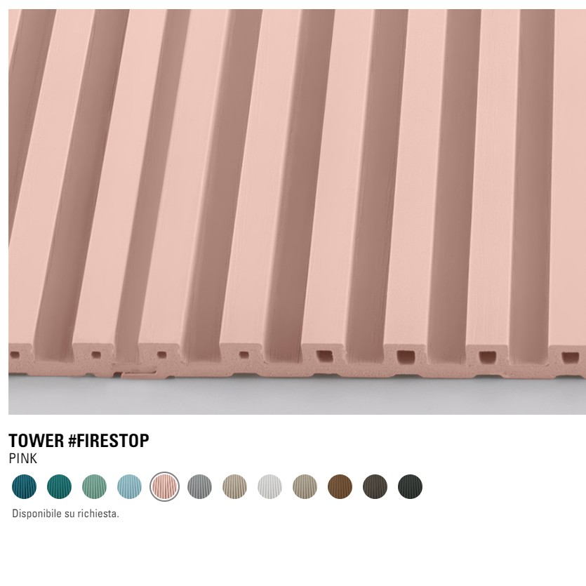 Fire-resistant wall coverings, Moove Urban Firestop Tower