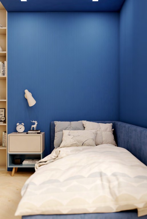 Moove Vitter wall and false ceiling coverings Blue Cicladi