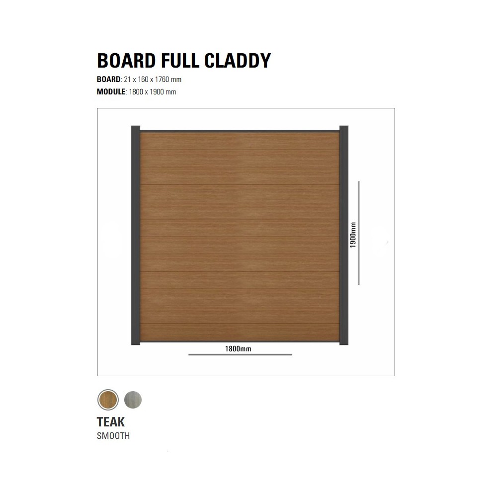 Ultrashield D-Fence Full Claddy outdoor partitioning solution
