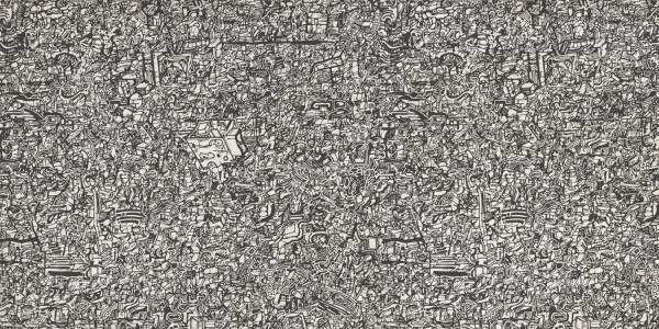 Plain Doodle wall decor tiles